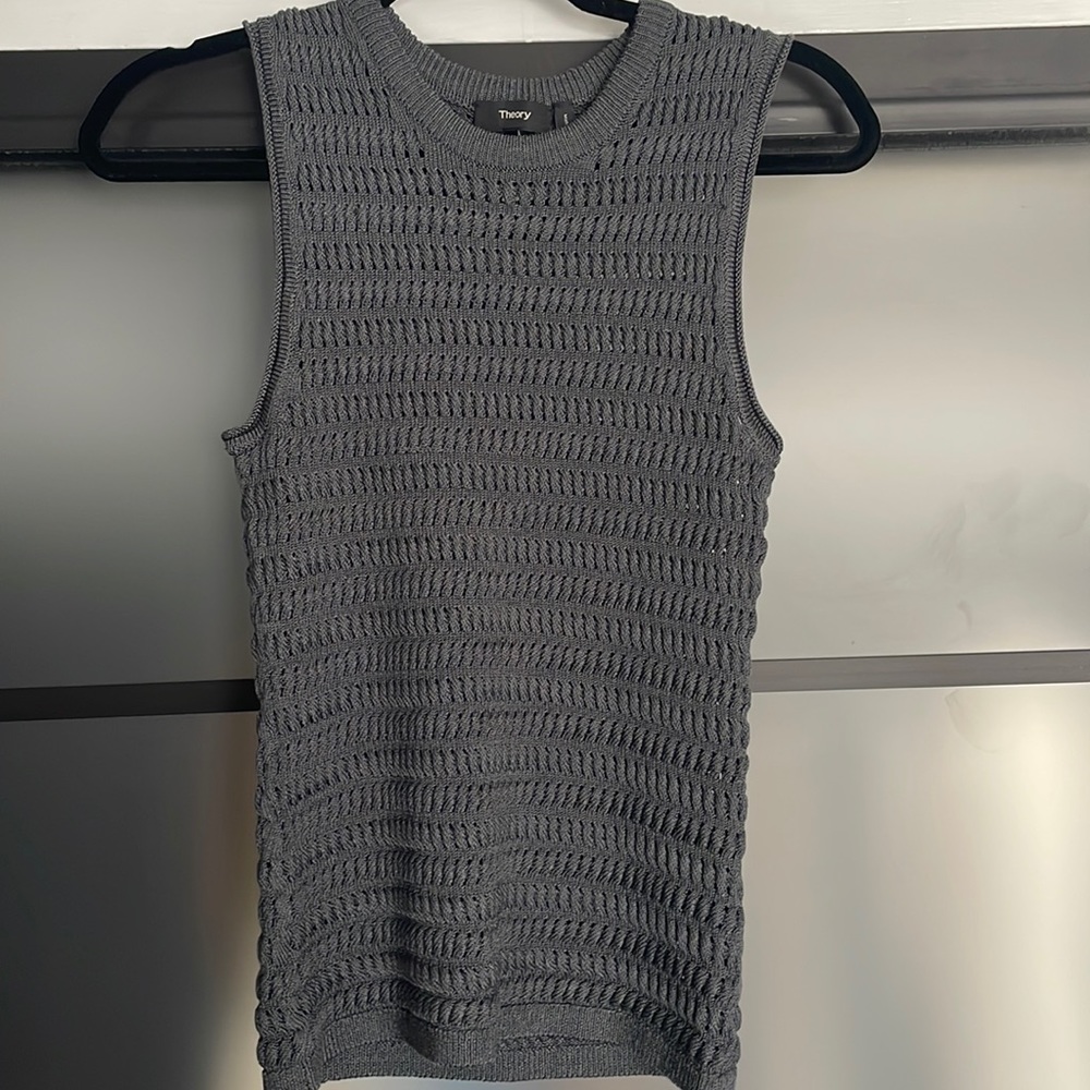 Theory sweater tank top.